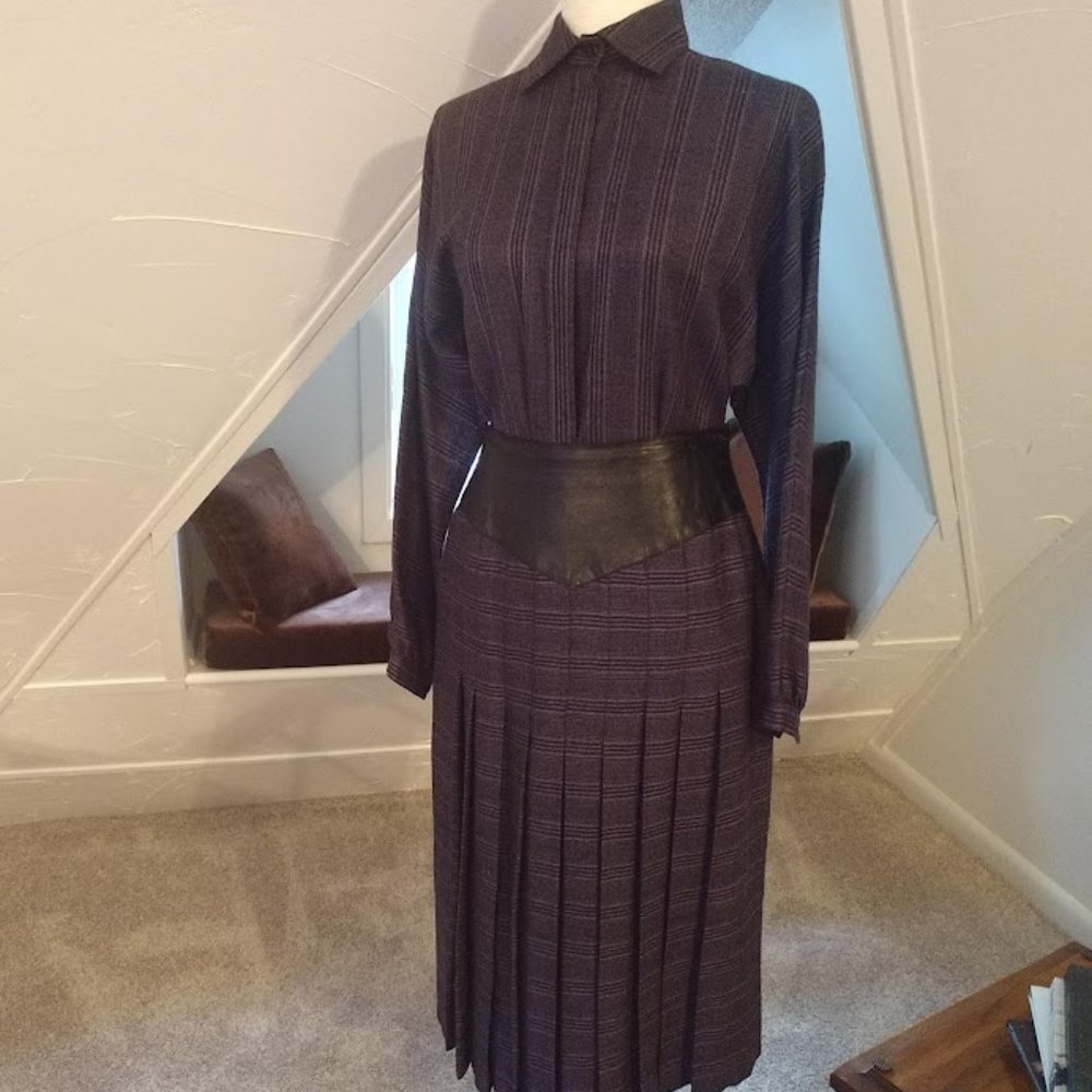 Vintage 80s Auckie Sanft Wool Suit